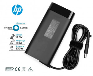 CARGADOR HP 230W ORIGINAL | 19.5V / 11.8A | 7.4 x 5.0mm