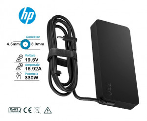 CARGADOR HP 330W ORIGINAL ? 19.5V / 16.92A ? 4.5 x 3.0mm