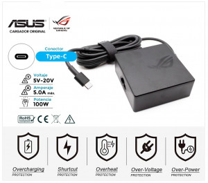 CARGADOR ASUS ORIGINAL 100W TIPO C