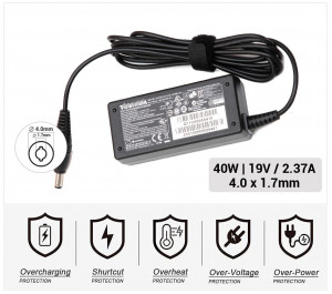 CARGADOR TOSHIBA COMPATIBLE | 19V / 2.37A | 4.0 x 1.7mm | 45W