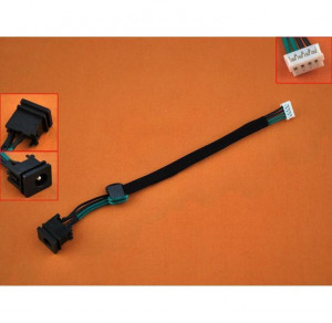 CONECTOR DE CORRIENTE CON CABLE TOSHIBA SATELLITE C650 L505 SERIES