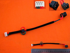 CONECTOR DE CORRIENTE CON CABLE TOSHIBA SATELLITE A85 A100 A105 SERIES