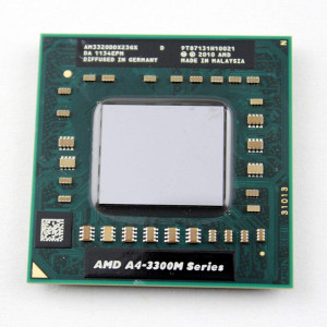 PROCESADOR AMD A4-3300M DUAL CORE 1.9/2.5GHz 2MB SOCKET FS1 PORTATIL