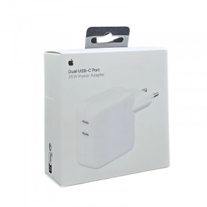 CARGADOR APPLE ORIGINAL DUAL USB-C 35W ( INCLUYE ADAPTADOR - NO INCLUYE CABLE )
