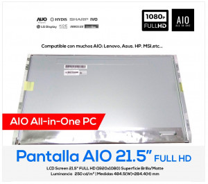 PANTALLA 21.5" LG DISPLAY LM215WF3 (SL)(N1)