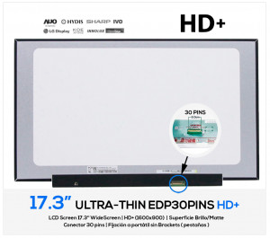 PANTALLA 17.3" | BOE NT173WDM-N23