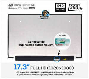 PANTALLA 17.3 SHARP LQ173M1JW08