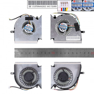 PAR DE VENTILADORES CPU+GPU MSI GE75 GP75 GL75 WE75 VR MS-17E2/E4/E5/E7 SERIES | XRF 1532FX086A022022 0415 SL0008