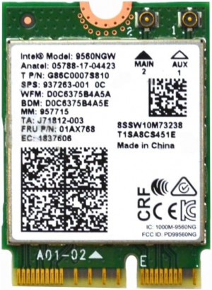 TARJETA WIRELESS INTEL 9560NGW 9560 802.11AC WIFI + BT5.1 | 937263-001 L22634-005
