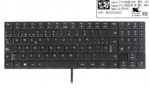TECLADO ESPA?OL LENOVO LEGION Y520 Y520-15IKB Y720-15IKB R720 R720-15IKB SERIES | NEGRO SIN MARCO Y RETROILUMINADO
