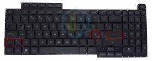 TECLADO ESPA?OL ASUS ROG STRIX G713 G713Q G713QY G713QE G713QM G713QR SERIES SIN FRAME RETROILUMINADO