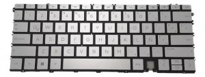 TECLADO ESPA?OL HP SPECTRE 14-EF SERIES SILVER/PLATA SIN MARCO RETROILUMINADO