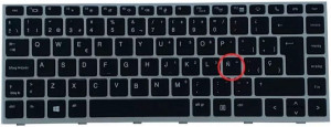 TECLADO ADAPTADO AL ESPA?OL CON JUEGO DE ETIQUETAS