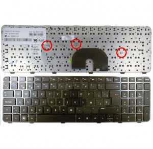 TECLADO ESPA?OL HP PAVILION DV6-6000 | NEGRO CON MARCO