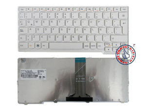 TECLADO LATINO LENOVO | IDEAPAD S206 | BLANCO | CON MARCO BLANCO