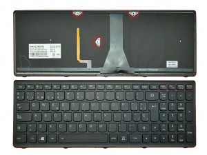 TECLADO ESPA?OL LENOVO | G500S | NEGRO  | MARCO NEGRO | RETROILUMINADO