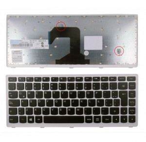 TECLADO LENOVO IDEAPAD S400 SERIES | NEGRO CON MARCO BLANCO