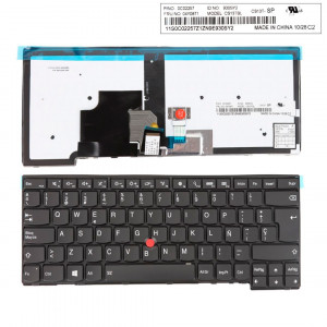 TECLADO ESPA?OL LENOVO THINKPAD T440 CON POINT STICK Y RETROILUMINADO FRAME NEGRO