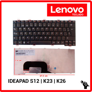 TECLADO ESPA?OL LENOVO | IDEAPAD S12 | NEGRO