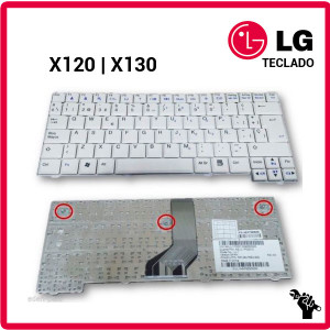 TECLADO ESPA?OL LG | X120 | X130 | BLANCO