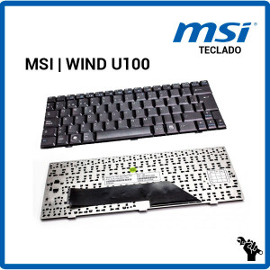 TECLADO ESPA?OL MSI | WIND U100 | NEGRO