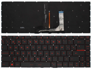TECLADO ESPA?OL PORTATIL MSI MSI GF63 GF65 GS65 GS65VR RETROILUMINADO CON TECLAS ROJAS
