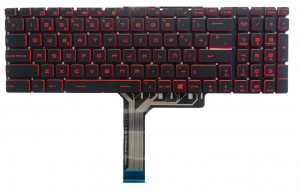 TECLADO ESPA?OL MSI GT62 GT72 GE62 GE72 GS60 GS70 GL62 SERIES ROJO SIN MARCO Y NO RETROILUMINADO