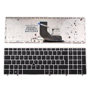 TECLADO ESPA?OL HP | ELITEBOOK 8560P | NEGRO | CON MARCO GRIS | CON POINT STICK