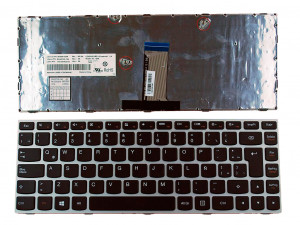 TECLADO LATINO LENOVO | G40 | G40-70 | NEGRO | CON MARCO GRIS