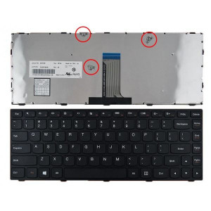 TECLADO ESPA?OL LENOVO G40  G40-70 NEGRO | CON MARCO NEGRO