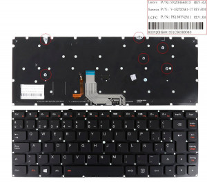 TECLADO ESPA?OL LENOVO YOGA 900-13ISK 900-13ISK2 SERIES | NEGRO SIN MARCO RETROILUMINADO