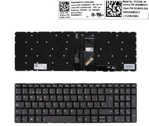 TECLADO LENOVO IDEAPAD 320-15ABR 320-15IAP 320-15AST SERIES | GRIS SIN MARCO RETROILUMINADO