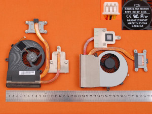 VENTILADOR CPU CON DISIPADOR TOSHIBA QOSMIO X75 SERIES | MF80150V1-C010-G99