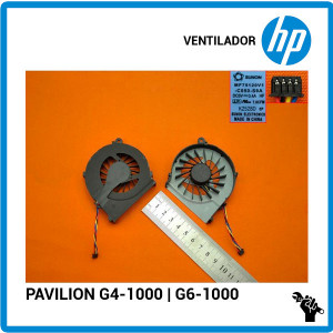 VENTILADOR CPU | HP PAVILION G6-1000 | 4 PINS