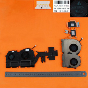 VENTILADOR CPU CON GPU INDEPENDIENTE LENOVO IDEAPAD Y700-15ISK SERIES | NS75C09-15G03 460.06R02.0011