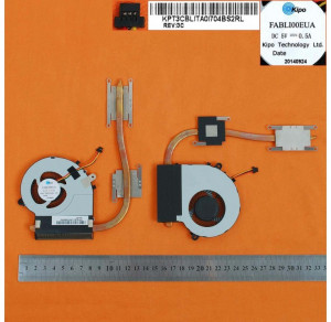 VENTILADOR CPU CON DISIPADOR TOSHIBA SATELLITE  L50-B L55-B L50D-B L55T-B L55-B5267 SERIES | FABLI00EUA NFB80A05H EF75070S1-C090-G99 DFS541105FC0T
