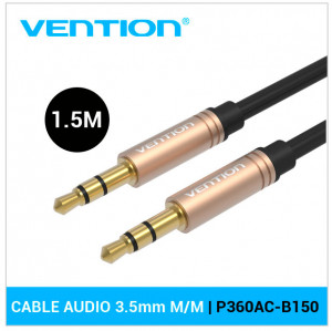 VENTION CABLE DE AUDIO M/M JACK 3.5MM 1.5M | P360AC-B150